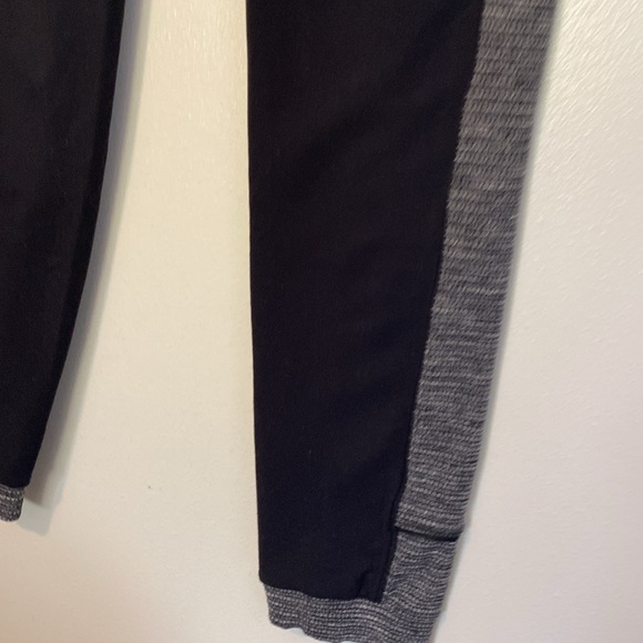 LULULEMON BLACK grey pocket JOGGER PANTS WITH SIDE STRIPE tie waist size  6 - Picture 10 of 12